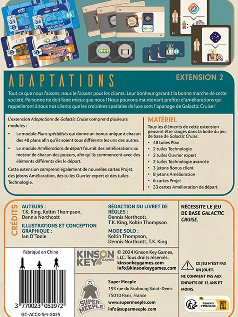 Galactic Cruise – Extension Adaptations