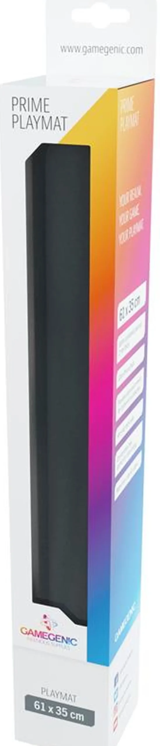 Gamegenic : Playmat Prime 2mm Black (61x35cm)