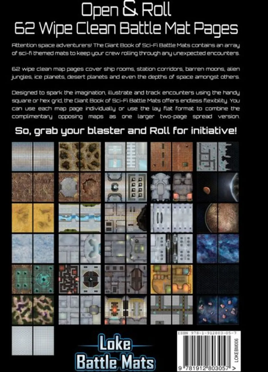 Giant Book of Sci-Fi Battle Mats