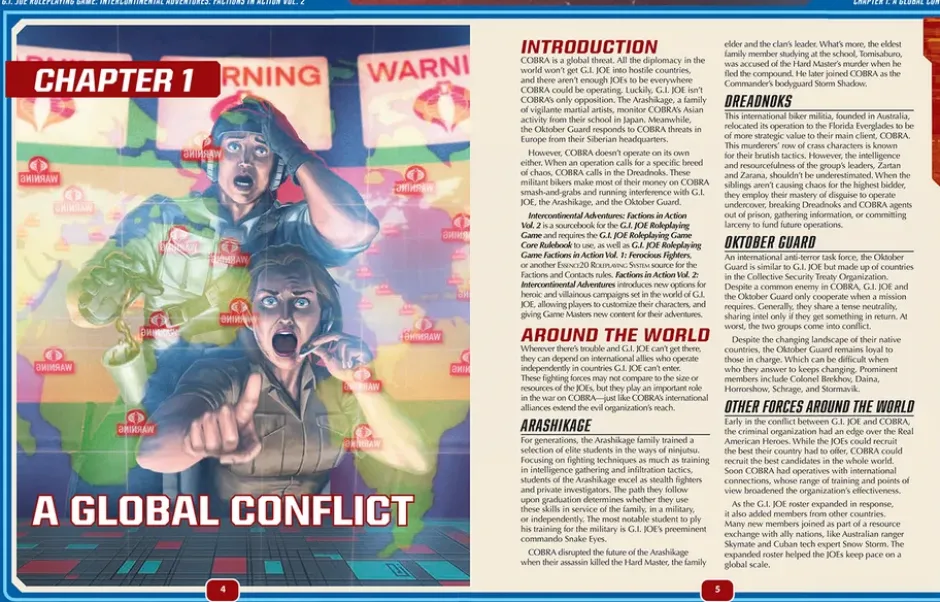 G.I. JOE RPG: Intercontinental Adventures - Factions in action Vol. 2 VO