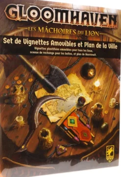 Gloomhaven : Les Mâchoires du Lion - Set de vignettes repositionnableset Plan de la Ville