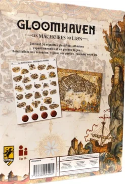 Gloomhaven : Les Mâchoires du Lion - Set de vignettes repositionnableset Plan de la Ville