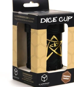 Gobelet à dés : Cthulhu Black / Green Golden Leather Dice Cup