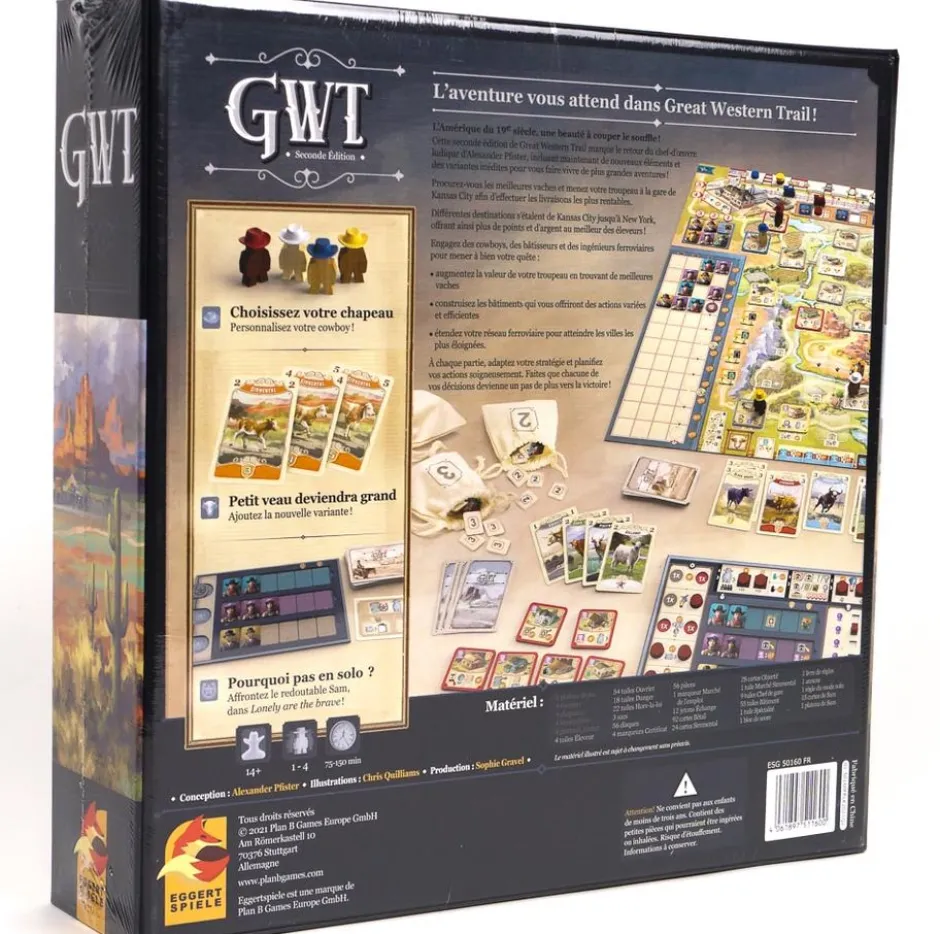 Great Western Trail 2nde Edition : Boite de base
