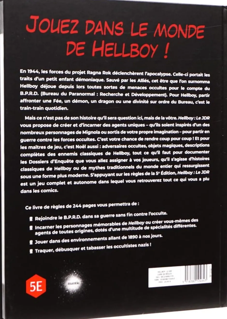 Hellboy le jeu de rôle : Livre de règles