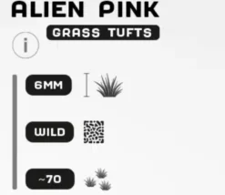 Herbes synthétiques : Alien Pink