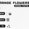 Herbes synthétiques : Orange Flowers