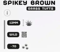 Herbes synthétiques : Spikey Brown