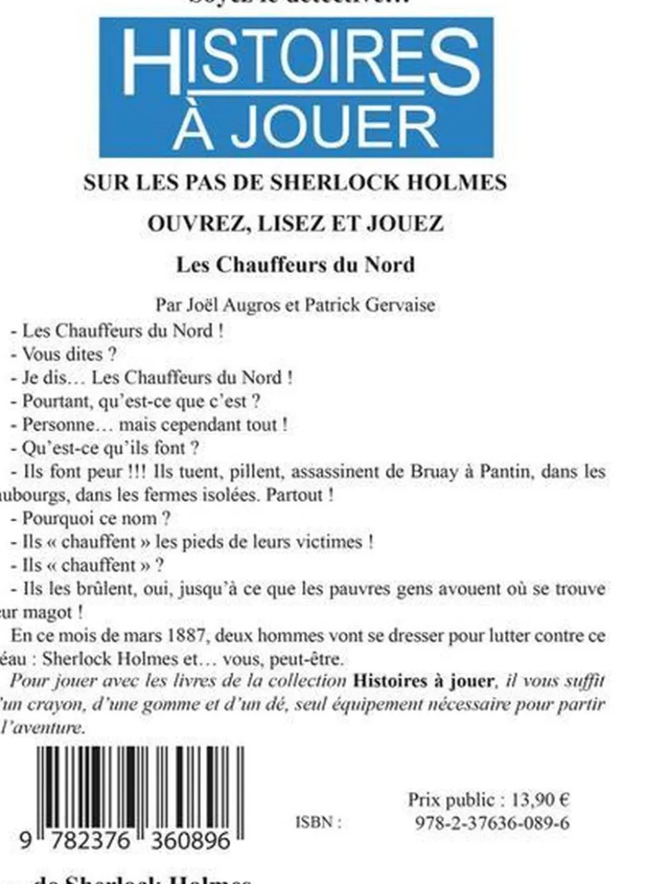 Histoires à Jouer : Les chauffeurs du Nord