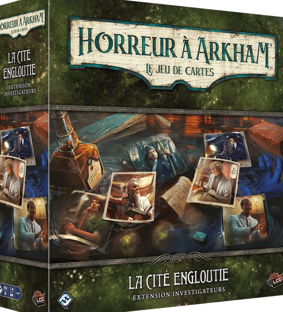 Horreur à Arkham JCE - La Cité Engloutie (Ext. Investigateurs)