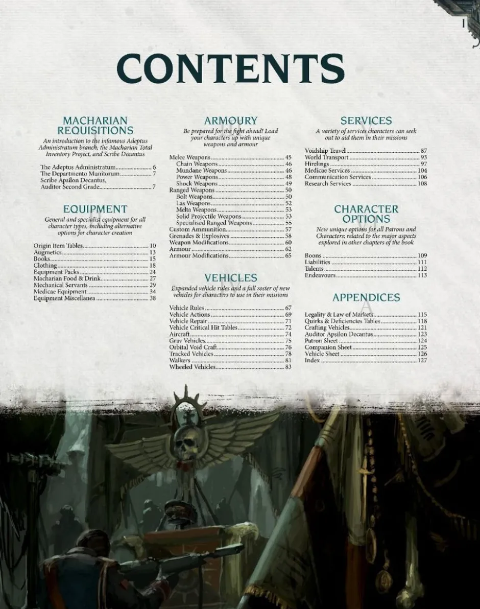 Imperium Maledictum: Macharian Requisition Guide VO