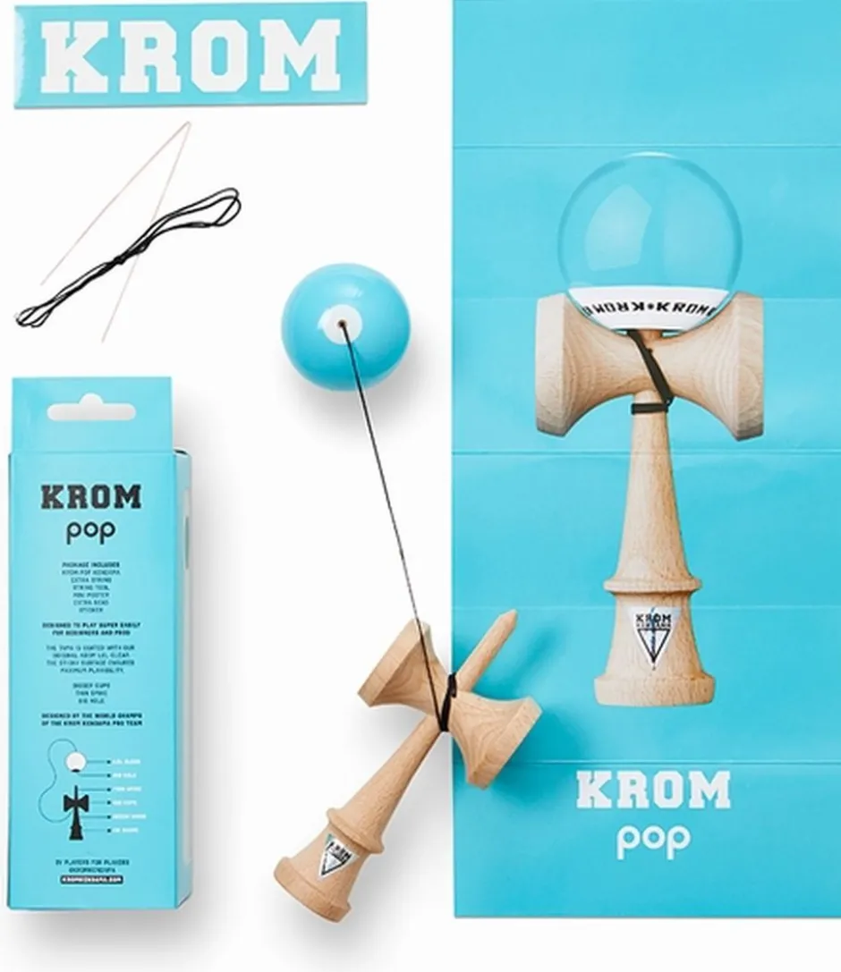 Kendama Krom- Pop lol sky blue