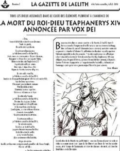 Laelith - Gazette de Laelith n°1