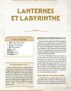Lanternes et Labyrinthe - Chroniques Oubliées 2ème Edition