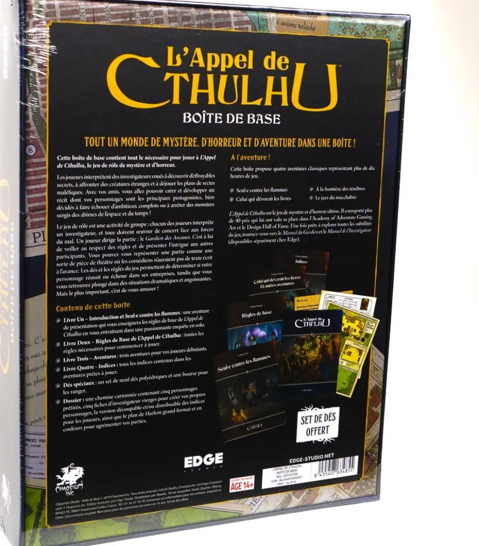 L'Appel de Cthulhu : Boite de base (2eme édition)