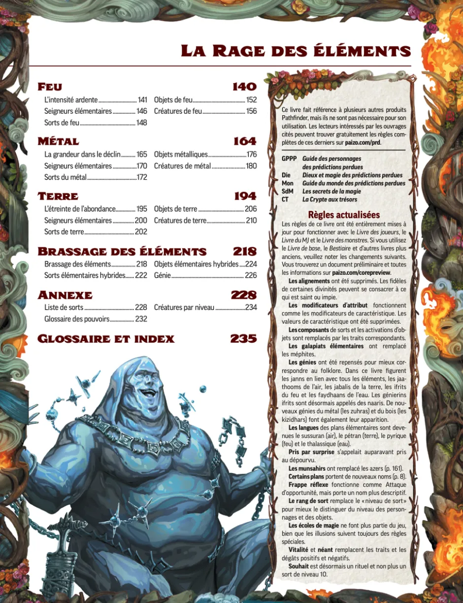 La Rage des éléments - Pathfinder 2