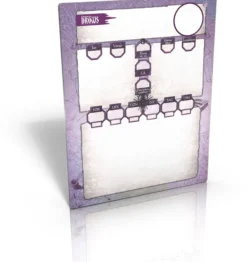 L'Ascension des drows : Bloc de feuilles de personnage