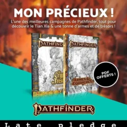 [Late Pledge] Pathfinder 2 - Armes et Trésors - couverture crayonnée