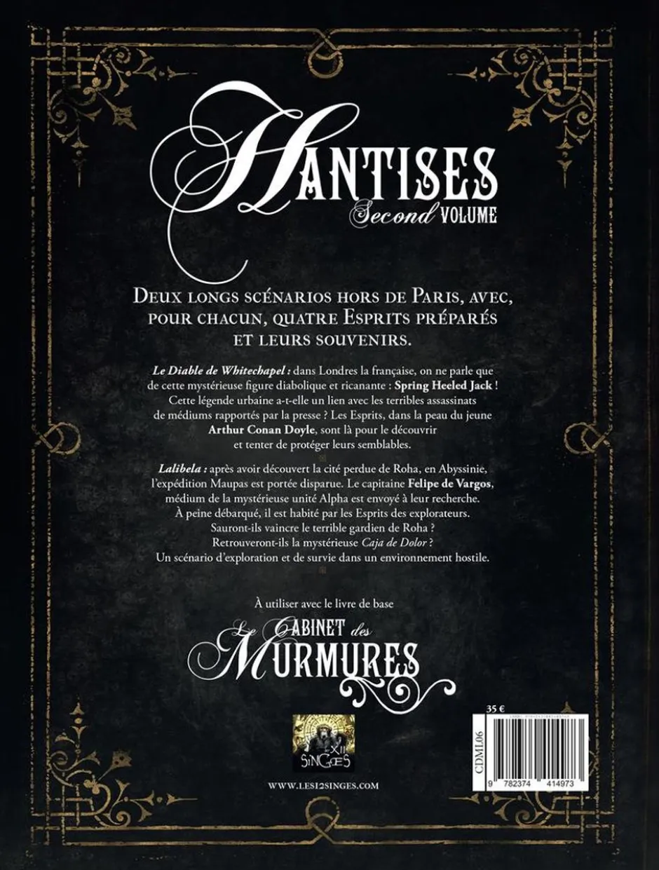 Le Cabinet des Murmures : Hantises, Second Volume