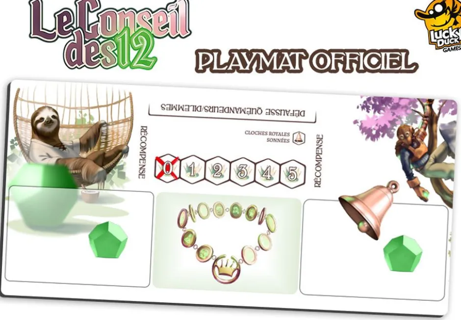 Le Conseil des 12 - Tapis de jeu officiel