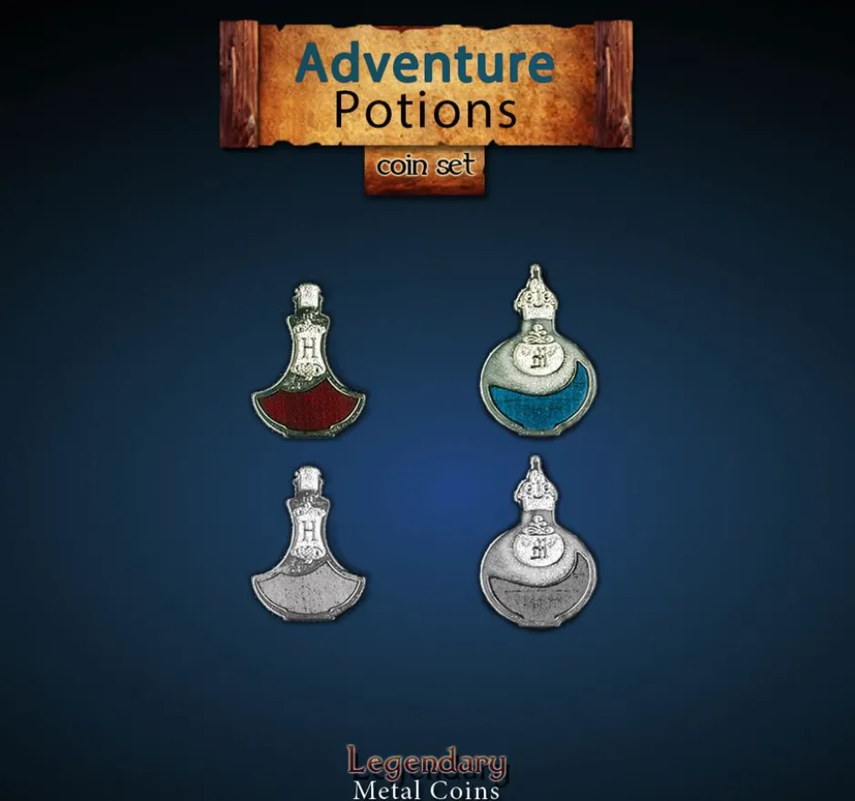 Legendary Metal Coins - Adventure Potion