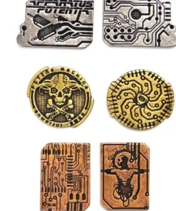 Legendary Metal Coins - Cyberpunk Coin Set