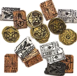 Legendary Metal Coins - Cyberpunk Coin Set