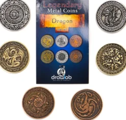Legendary Metal Coins - Dragon Coin Set