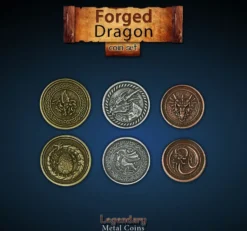 Legendary Metal Coins - Forged Dragon Coin Set