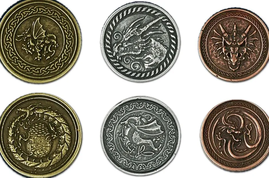 Legendary Metal Coins - Forged Dragon Coin Set