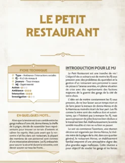 Le petit restaurant - Chroniques Oubliées 2ème Edition