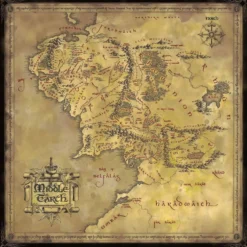 Le Seigneur des Anneaux Puzzle Middle Earth (1000 pièces)