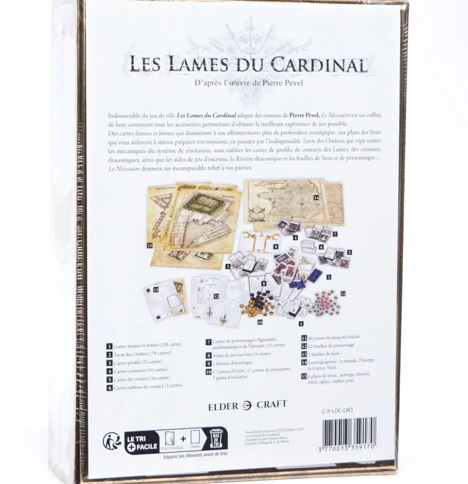 Les Lames du Cardinal : Le nécessaire