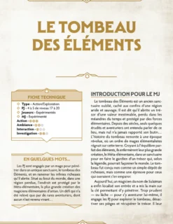 Le tombeau des éléments - Chroniques Oubliées 2ème Edition