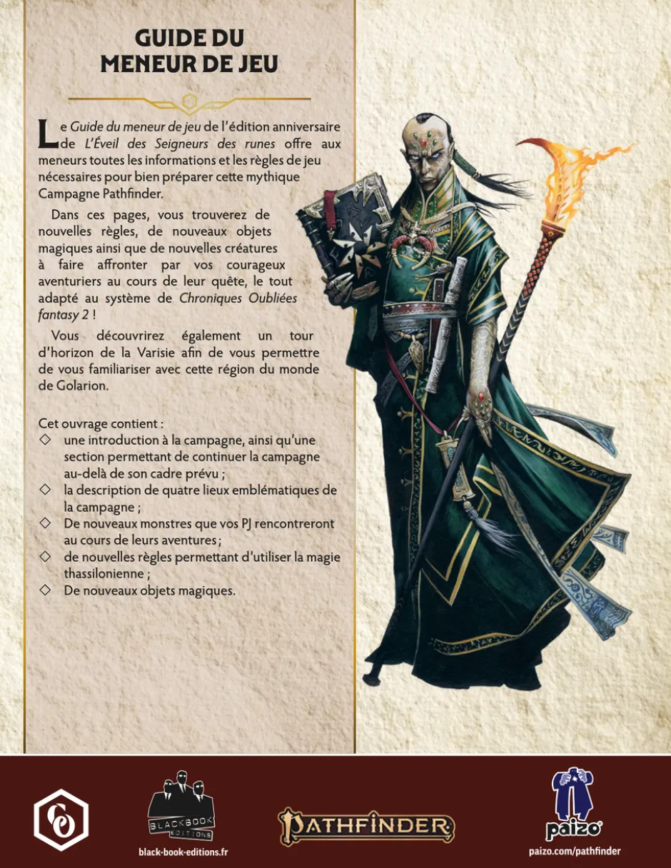 L'Eveil des Seigneurs des runes - édition anniversaire - Chroniques Oubliées 2ème Edition