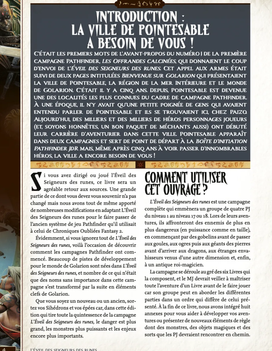 L'Eveil des Seigneurs des runes - édition anniversaire - Chroniques Oubliées 2ème Edition