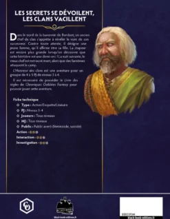 L'honneur des clans - Chroniques Oubliées 2ème Edition