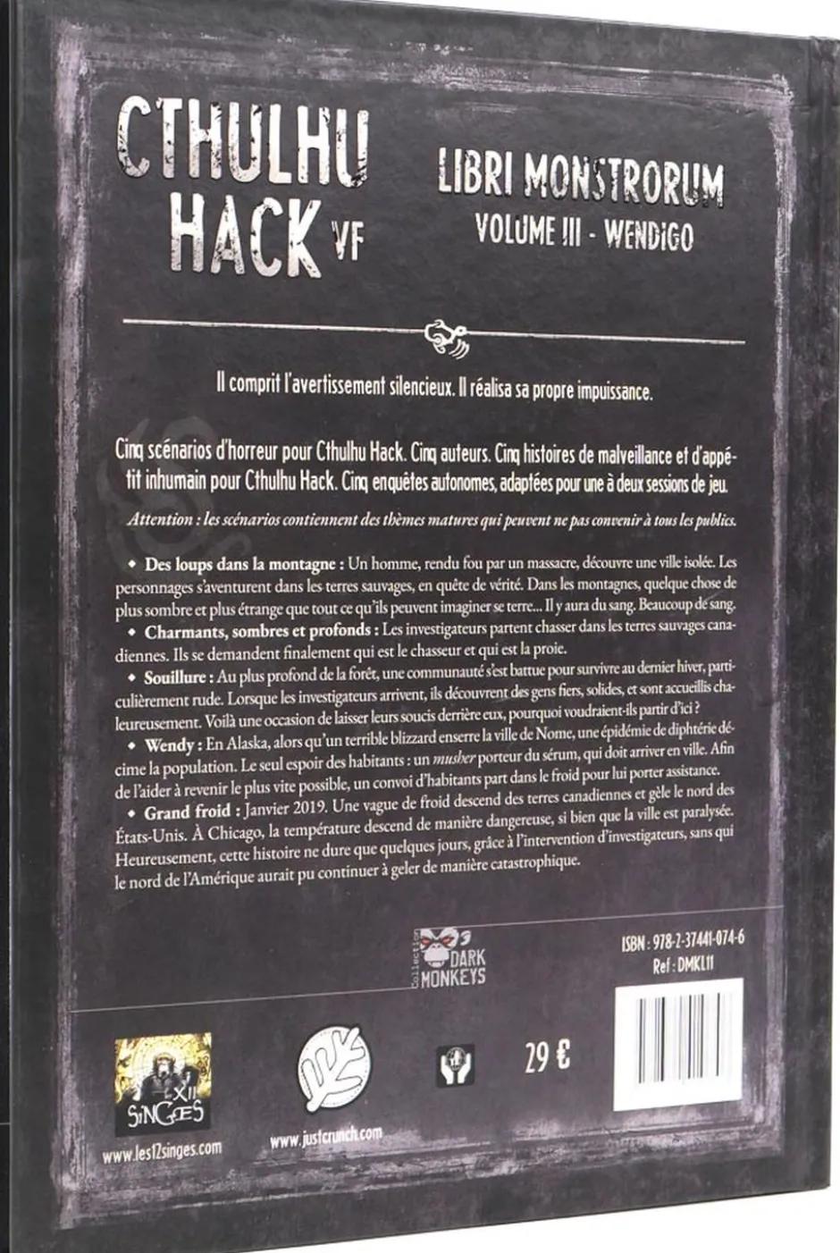 Libri Monstrorum Volume 3 - Wendigo