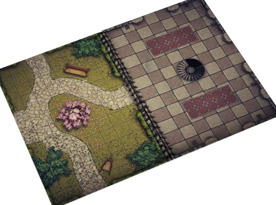 Livre plateau de jeu : Cartes de Bataille Épiques Donjon Taille L