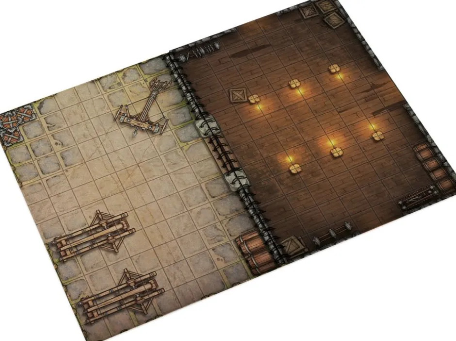 Livre plateau de jeu : Cartes de Bataille Épiques Donjon Taille L