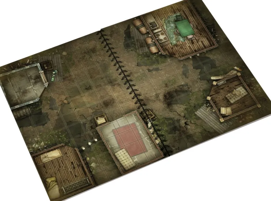 Livre Plateau de Jeu : Post Apocalyptique - (297x218 mm) Taille L - Couverture Rigide