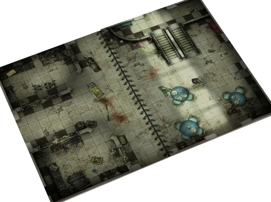 Livre Plateau de Jeu : Post Apocalyptique - (305x420 mm) Taille XL - A3 - Couverture Rigide