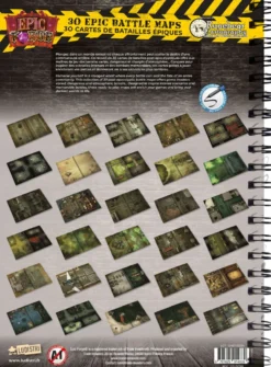 Livre Plateau de Jeu : Post Apocalyptique - (305x420 mm) Taille XL - A3 - Couverture Rigide