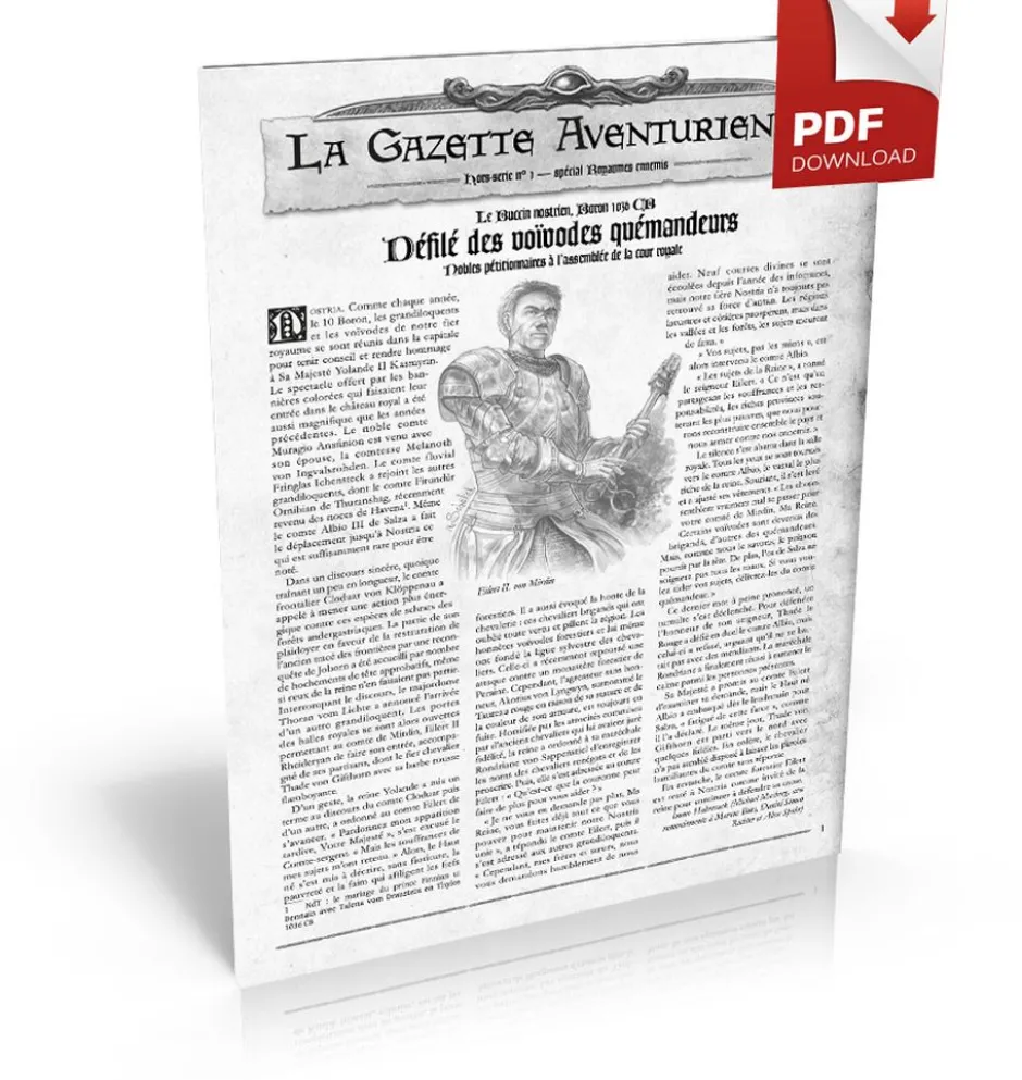 L'Oeil Noir - Gazette aventurienne Hors-série #1 (PDF)