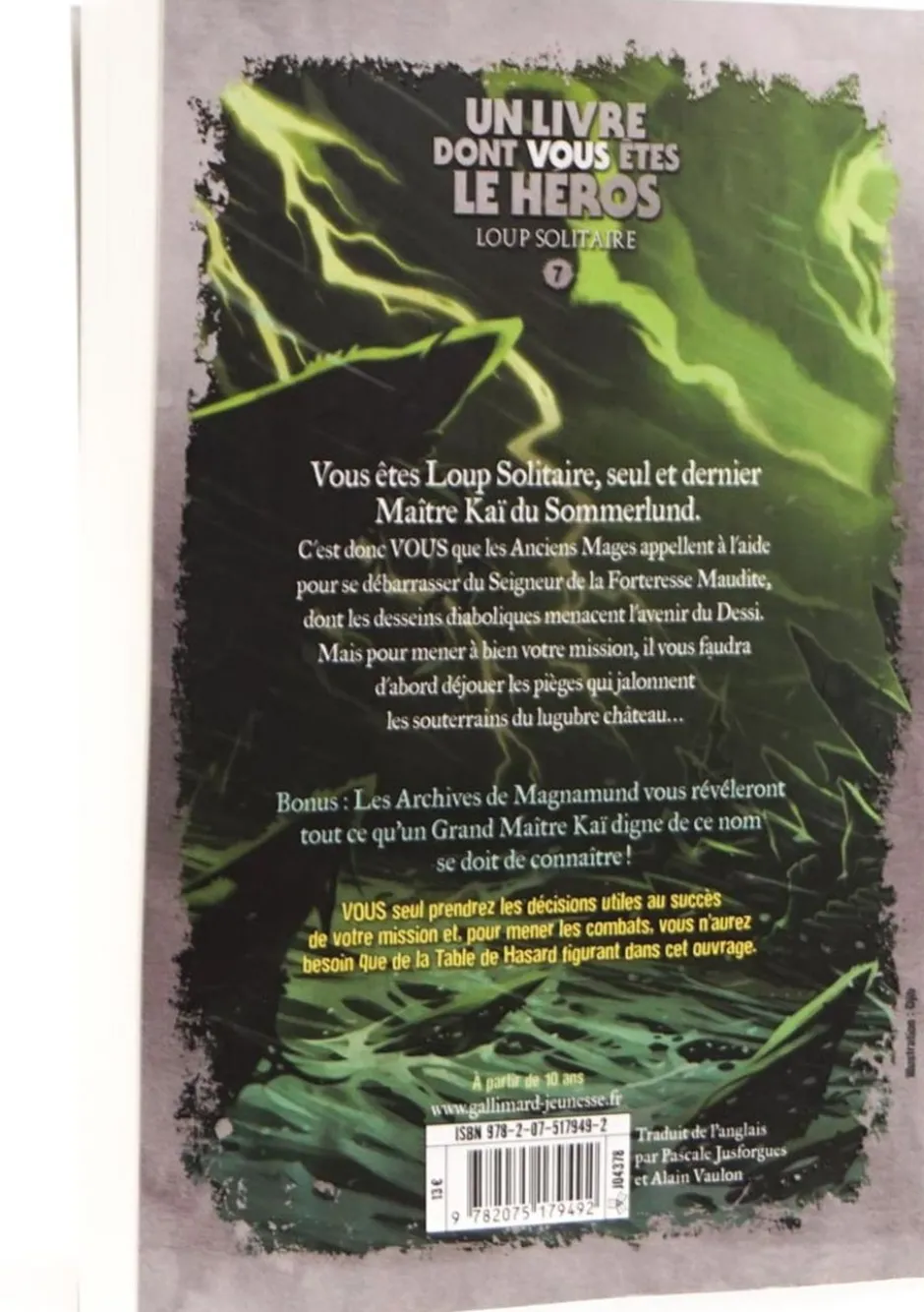 Loup Solitaire 07 : La Forteresse maudite