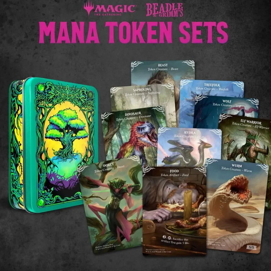 Magic the Gathering: Green Mana Tokens Set