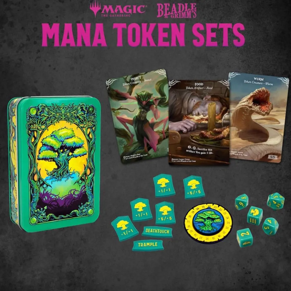 Magic the Gathering: Green Mana Tokens Set