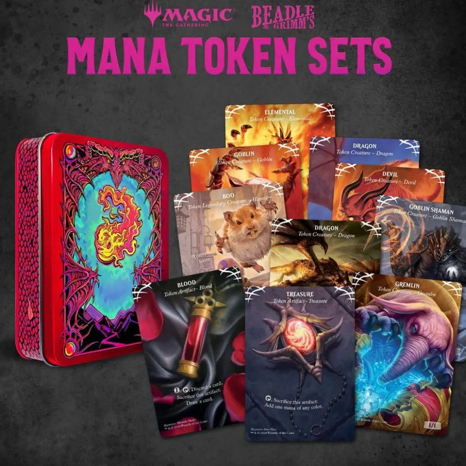 Magic the Gathering: Red Mana Tokens Set