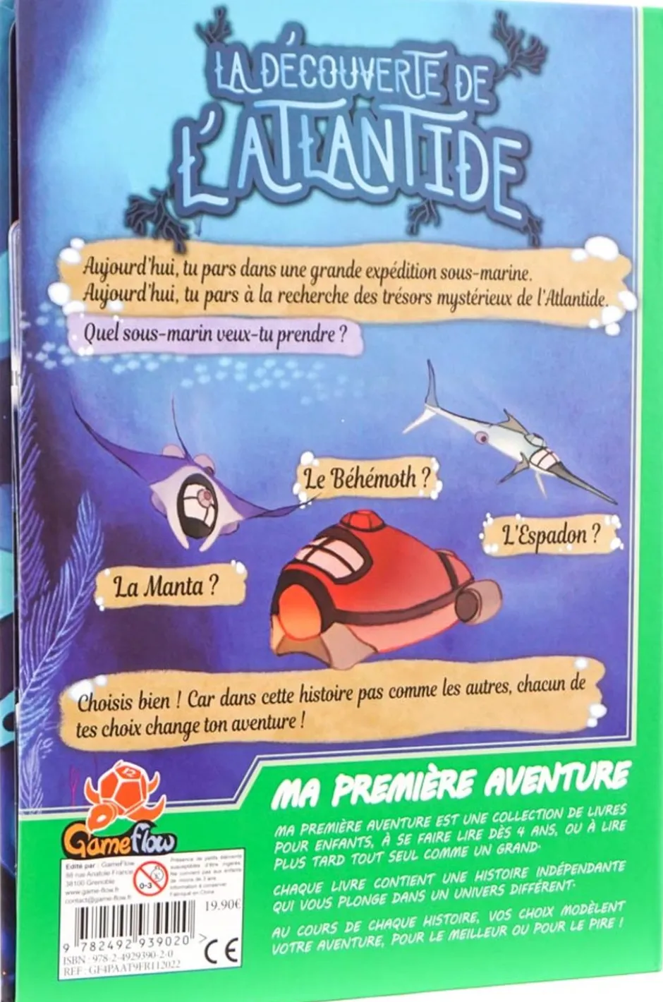 Ma Première Aventure : La Découverte de l'Atlantide (Version Longue)