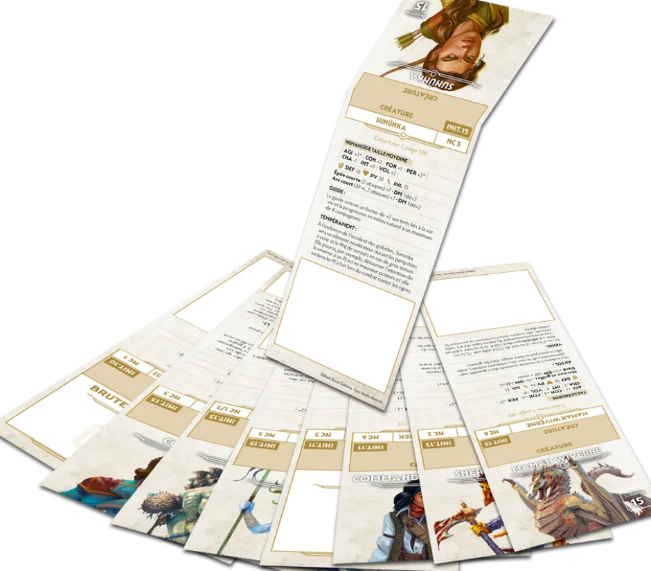 Mémentos de PNJ + monstres Calice T1 - Chroniques Oubliées 2ème Edition